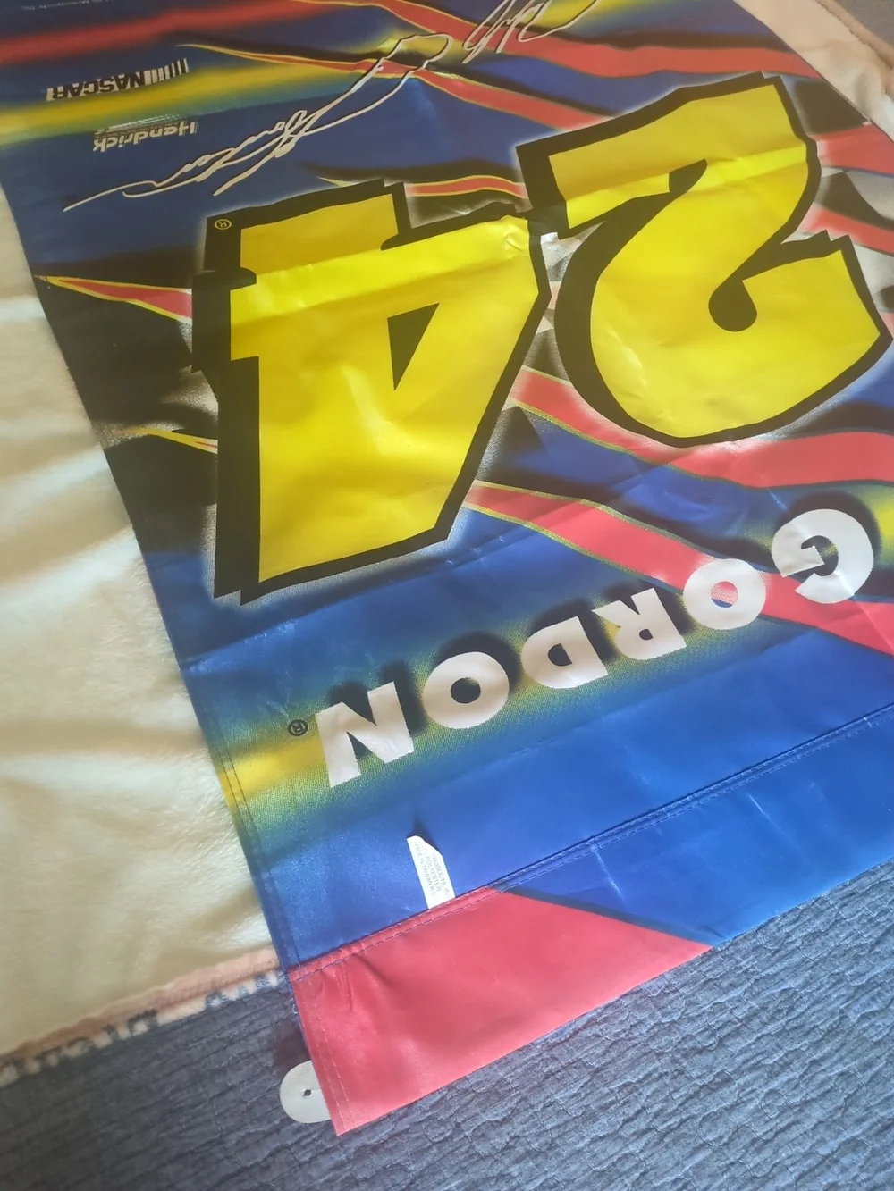 Two Jeff Gordon NASCAR Racing Flag - Multicolor 2004